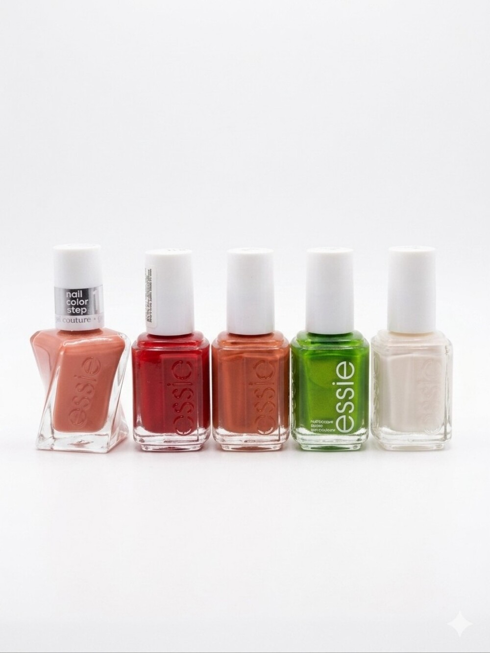 Essie Nail Polish Lot of 5 - Pinned Up, Keep It Surreal, Rocky Rose, Willow In T